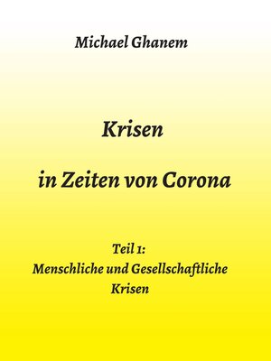 cover image of Krisen in Zeiten von Corona
